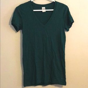 Emerald Green V-Neck Tee